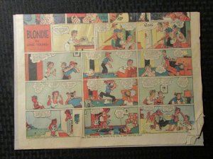 1947 Aug 3 SUNDAY 8pg Comic Section VG+ 4.5 Prince Valiant / Flash Gordon