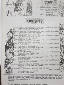 Space and Time Fanzine #3 Spring 1968 Al Saviuk Art Gordon Lizner Parodi