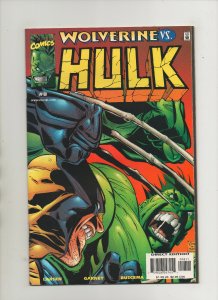 Incredible Hulk #8 - Wolverine! - (Grade 9.2) 1999