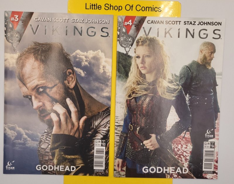 Vikings Godhead #1 2 3 4 1-4  Set Cover B Photo Variant 2016 Titan Comics