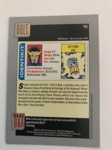 BOLT #83 card : 1992 DC Universe Series 1, NM/M, Impel; Blue Devil villain