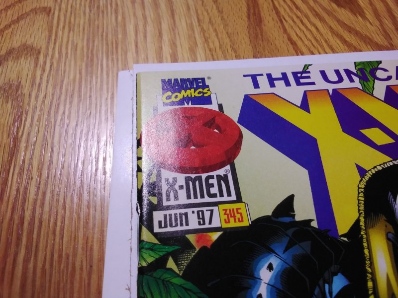 The Uncanny X-Men #345 (1997) 1st Maggot Newsstand Edition NM