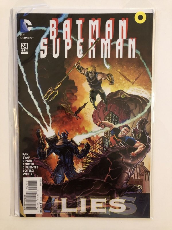 4 BATMAN/SUPERMAN #24 25 + VARIANT #23 24 DC COMICS NEW 52 2015 