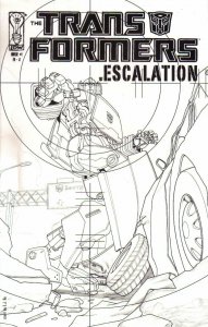 Transformers ESCALATION #1 RI-A sketch variant IDW NM.