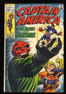 Captain America #115 FN- 5.5 Red Skull!