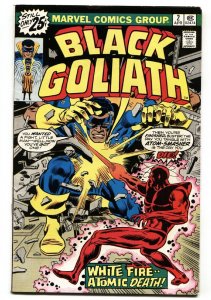 BLACK GOLIATH #2 comic book-1976-TUSKA ART-MARVEL 