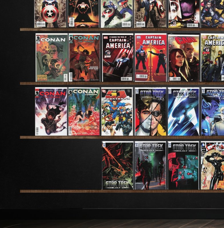 Huge Lot 150+ Comics with Captain America, Catwoman, Countdown & More!