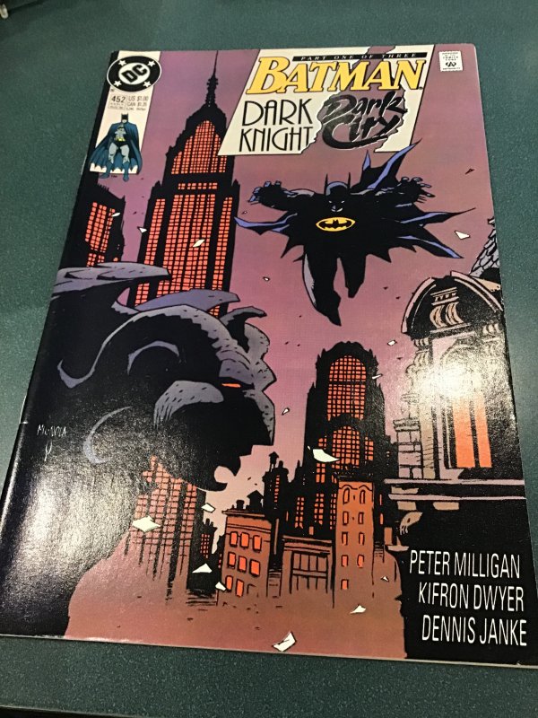Batman #452 (1990) high-grade Dark Knight dark city part one! NM-  Wow!