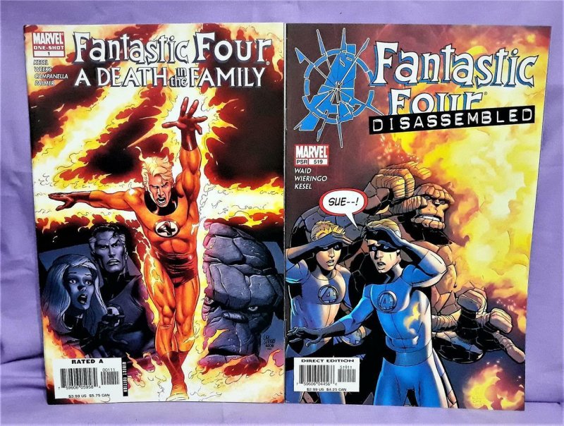 FANTASTIC FOUR A Death in the Family #1 One Shot and #519 (Marvel 2006) 