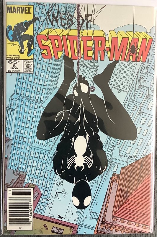 Web of Spider-Man #8 Newsstand Edition (1985, Marvel) NM+