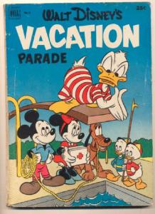 Dell Giant Comics: Vacation Parade   #3, VG- (Actual scan)
