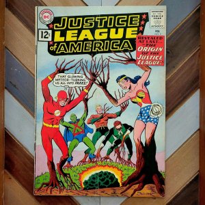 JUSTICE LEAGUE of AMERICA #9 VG (DC 1962) KEY JLA Origin Story MIKE SEKOWSKY Art