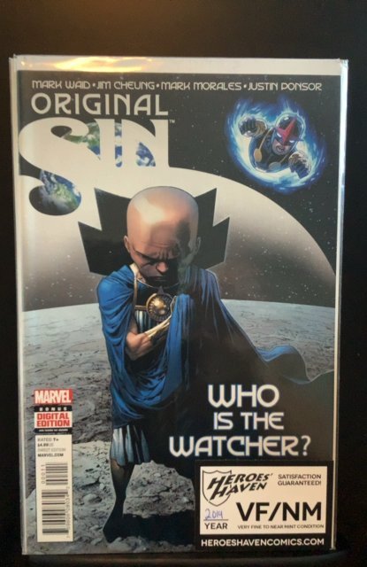 Original Sin #0 Who Is The Watcher? Marvel Comics VF/NM