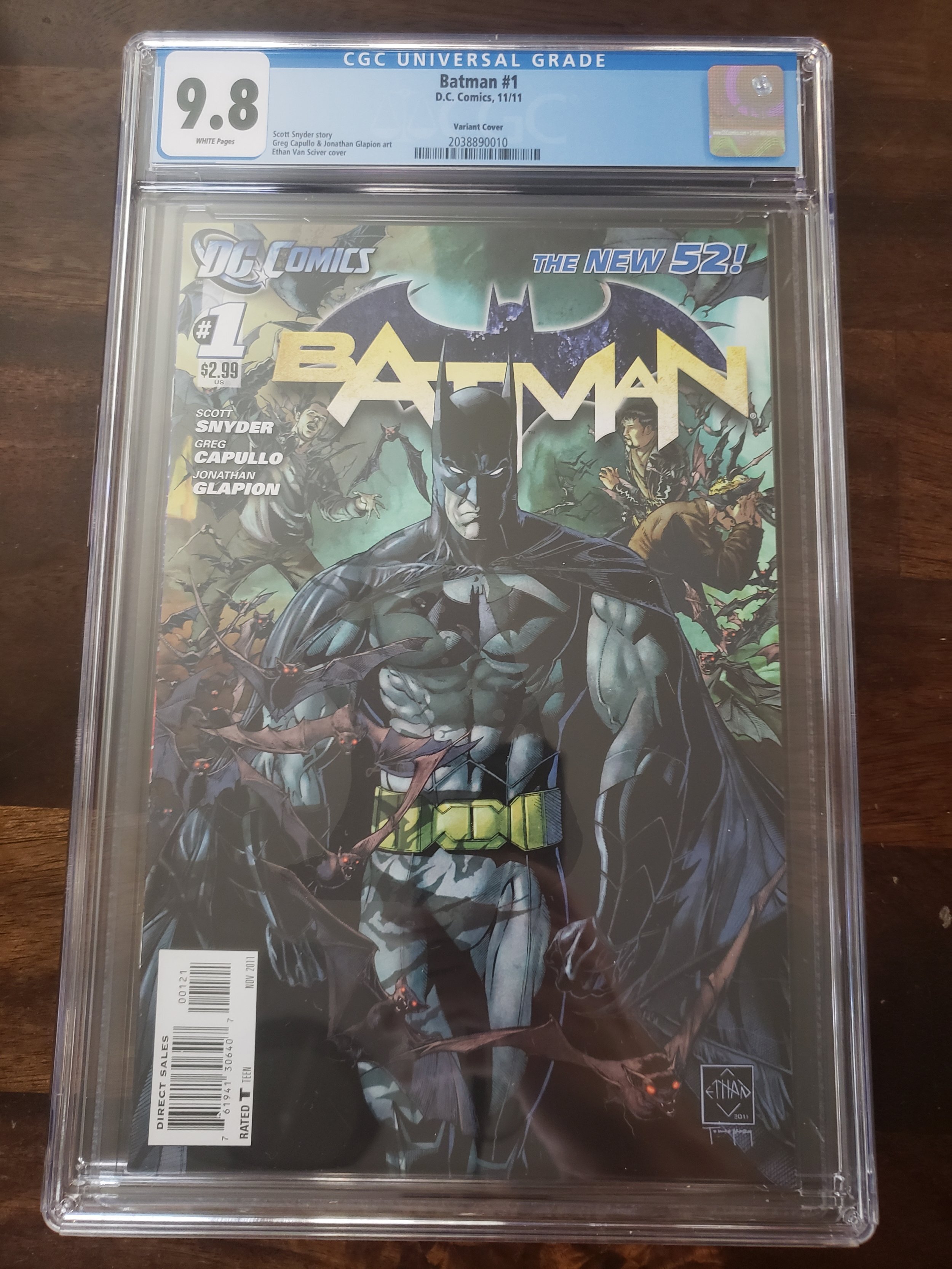 Batman 1 CGC 9.8 Ethan Van Sciver cover variant | Comic Books - Modern Age