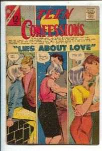 Teen Confessions #39 1966-Charlton-12¢ cover price-triple panel cover-VG+ 
