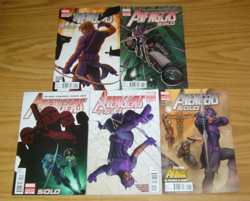 Avengers: Solo #1-5 VF/NM complete series - hawekey - avengers academy 2 3 4 set