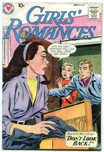 GIRLS' ROMANCES #65 1960- DC Silver Age Romance VG