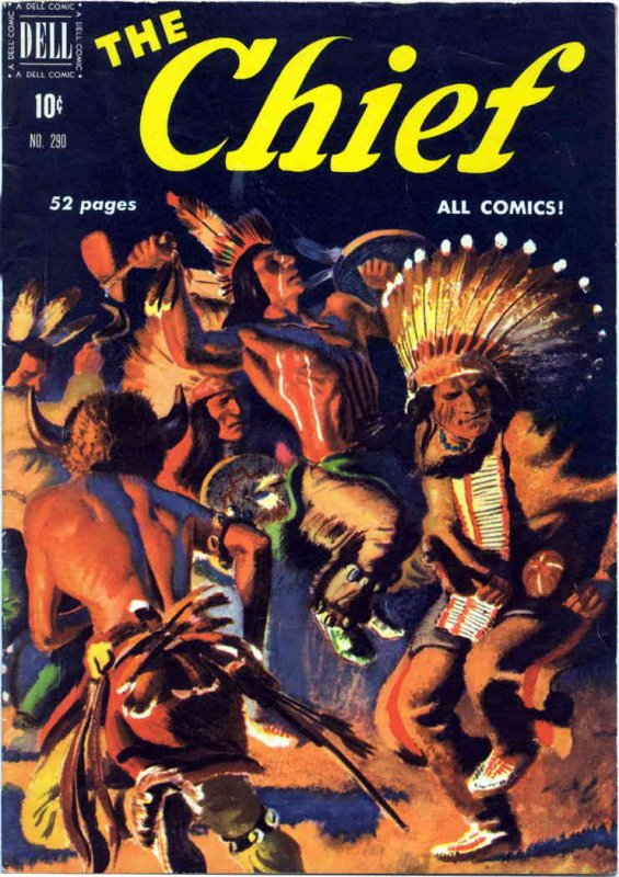 Four Color Comics (2nd Series) #290 VG ; Dell | low grade comic the Chief (Nativ