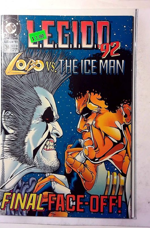 L.E.G.I.O.N. #38 (1992) DC Comics 9.4 NM Lobo Ice Man 1st Print Comic Book