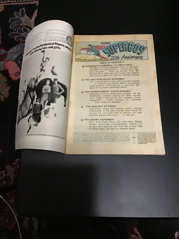 Superboy #156 (1969) Giant size key! Young Lex Luthor! VF+ Wytheville CERT!