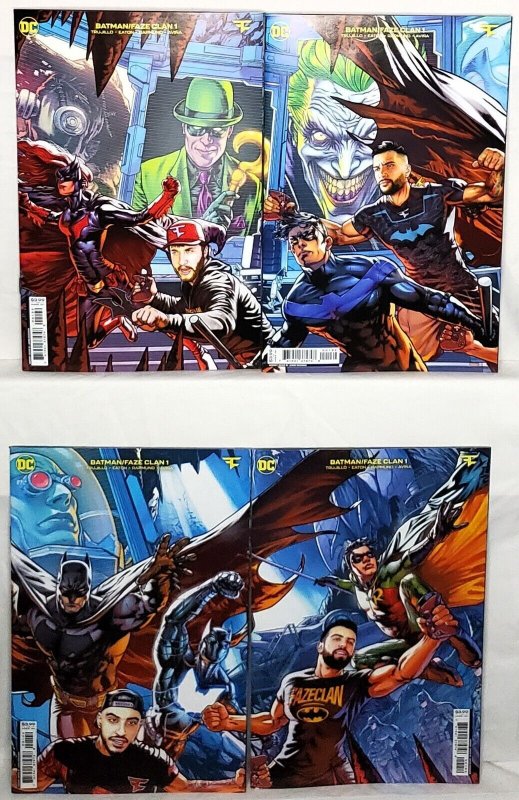 BATMAN FAZE CLAN #1 Jason Badower Connecting Variant Cover Set DC Comics DCU