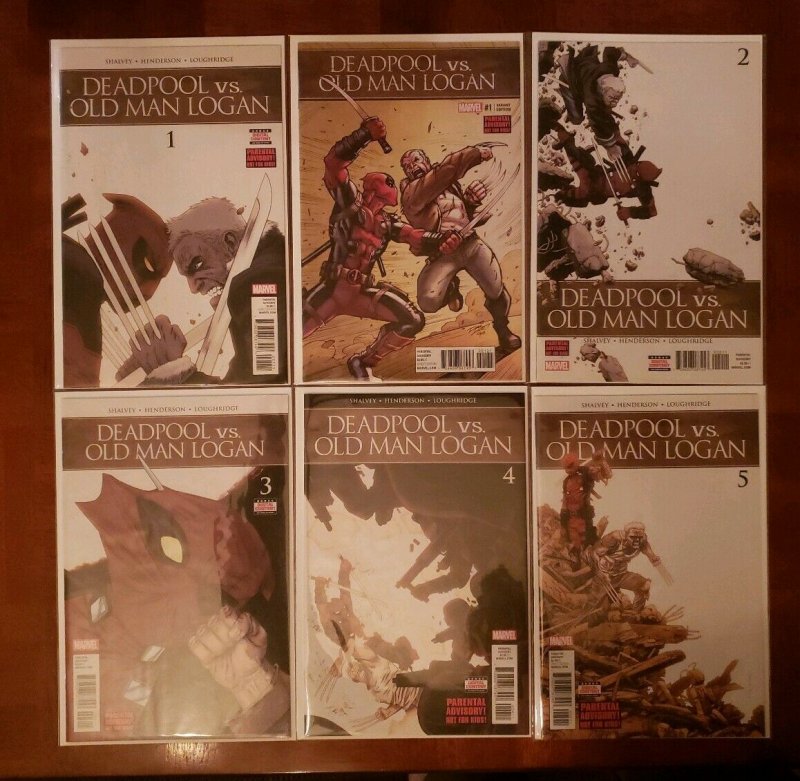 OLD MAN LOGAN 1 - 50 & ANNUAL 1 + VS DEADPOOL 1 - 5  PLUS EXTRAS -- COMPLETE