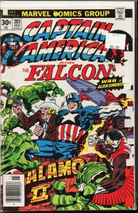Captain America #203 (1976) Captain America and the Falcon