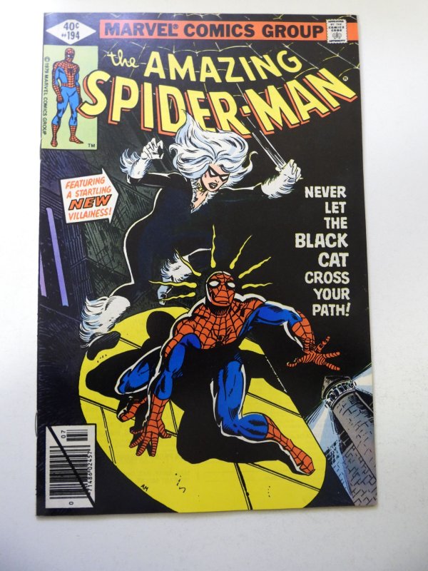 The Amazing Spider-Man #194 (1979) 1st App of the Black Cat! VF- Condition