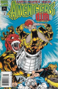 Avengers, The #386 (Newsstand) VF ; Marvel | Taking A.I.M. Prelude