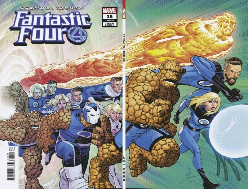 Fantastic Four # 35 John Romita JR Variant Cover NM Marvel  [B9]