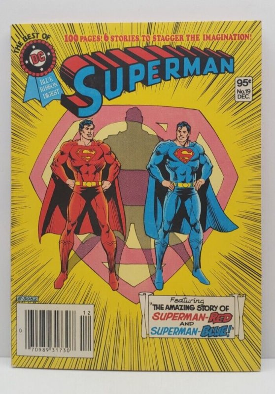 Best Of DC #19 1981- Superman- Red & Blue- DC DIGEST - NM