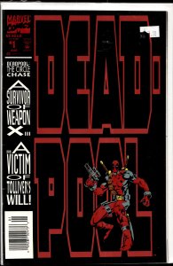 Deadpool #1 Newsstand Edition (1993) Deadpool [Key Issue]