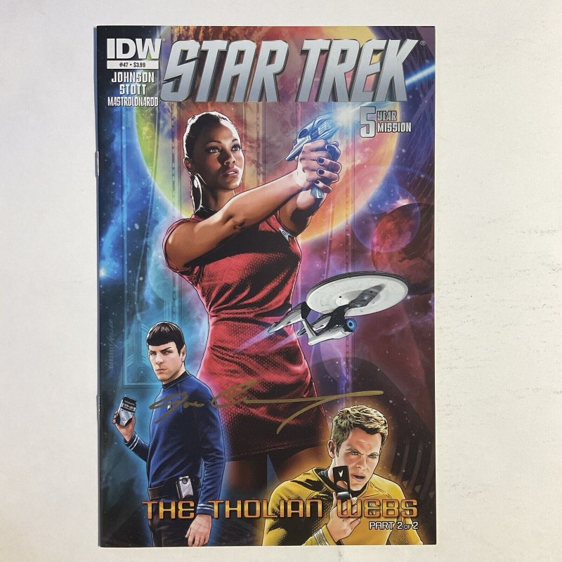 Star Trek 47 2015 Signed by Joe Corroney IDW NM near mint