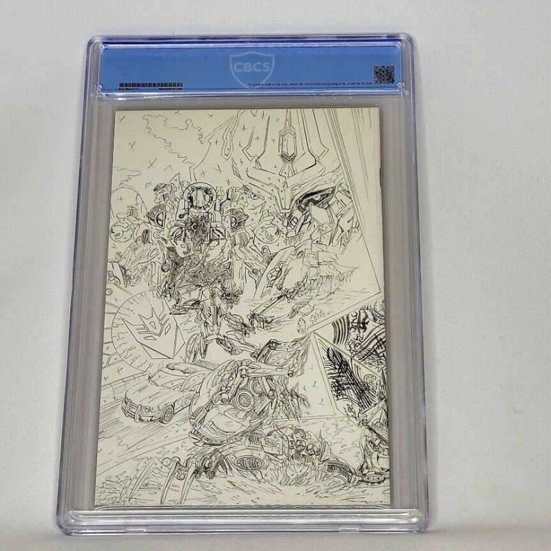 Transformers Movie Adaptation #1 IDW 2007 CBCS 9.8 Milne Sketch 1:15 RI
