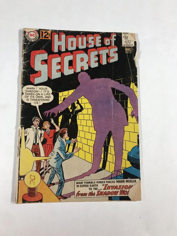 House Of Secrets 57 2.0 Gd Good Dc Silver Age