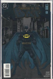 Batman: Shadow of the Bat #35 Embossed Cover (1995) Batman