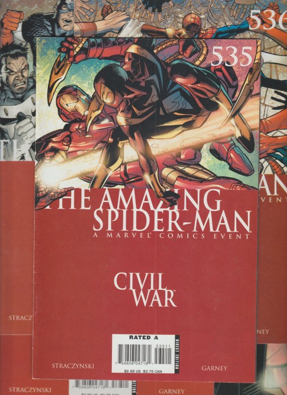 The Amazing Spider-Man (531-532 / 534-538) Civil War ( 6.0 - 7.5 )