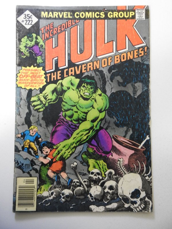 The Incredible Hulk #222 (1978) VG Condition