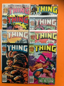 THE THING  [LOT OF 8 ]  #'s 3-10 MARVEL 1983 - 1986 / VF+/NM / NEWSSTANDS