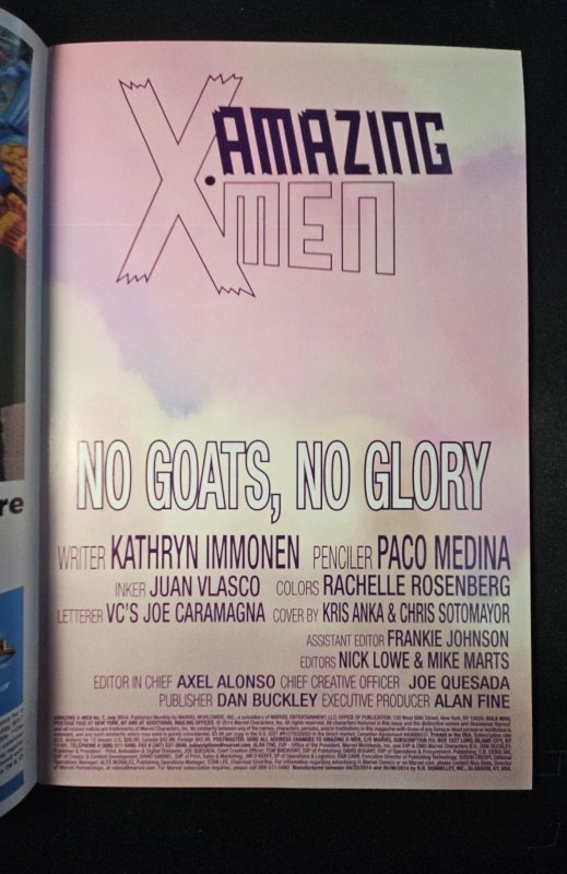 Amazing X-Men #7, NM Marvel, 2014