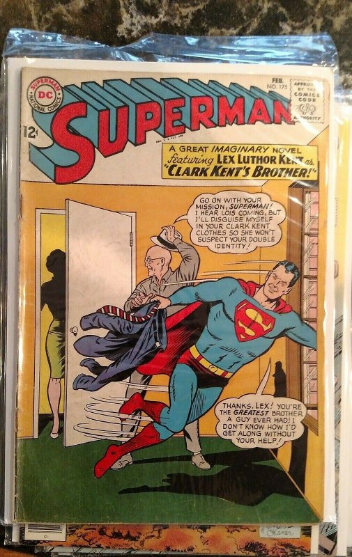 Superman #175 (DC, 1965) Condition: FN