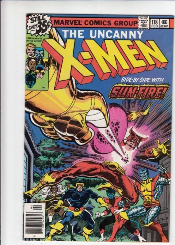 X-Men 118 strict NM/NM- 9.2 High-Grade Sun-Fire Tons Posted, Free U.S. Ship