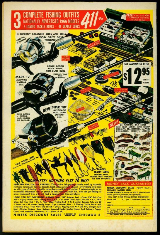 NUKLA #4 1966-STEVE DITKO ART-DELL-last issue FN