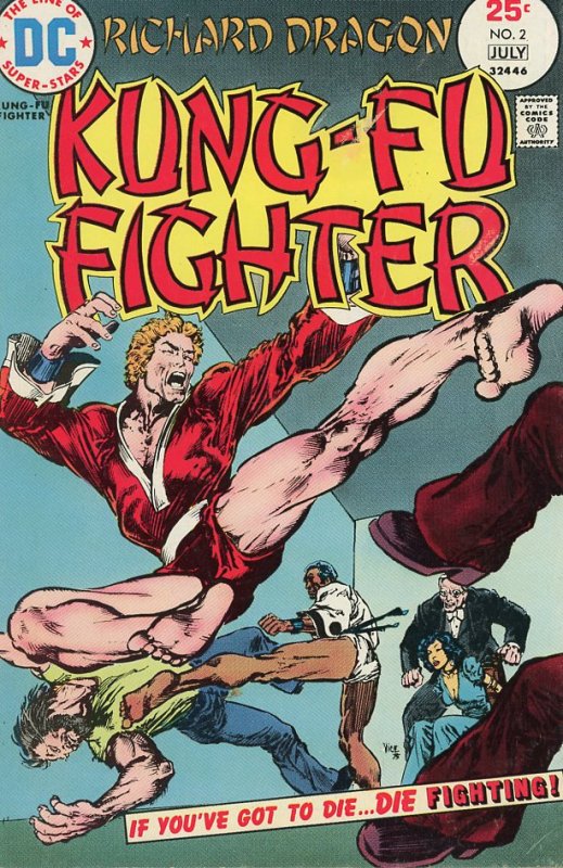 Richard Dragon, Kung Fu Fighter #2 (1975)  F/VF  Jim Starlin Art!