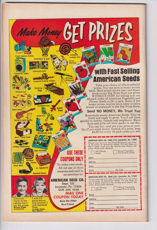 ADVENTURE COMICS #418 (Apr 1972) VF 8.0 cream to white!