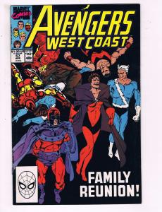 Avengers West Coast #57 VF Marvel Comics Comic Book Scarlet Witch DE13