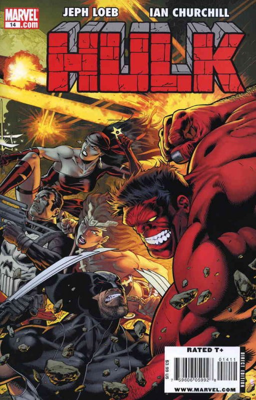 Hulk (4th Series) #14 VF/NM ; Marvel | Red Hulk Deadpool X-Force