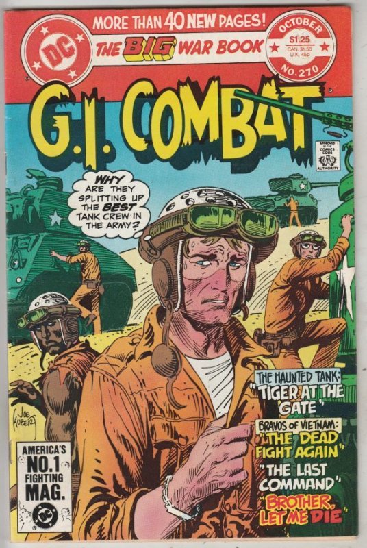 G.I. Combat #270 (Oct-84) NM- High-Grade The Haunted Tank