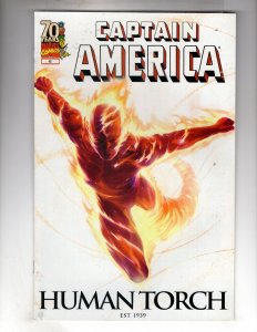 Captain America #46 (2009) GA Human Torch Variant [•ID#138]