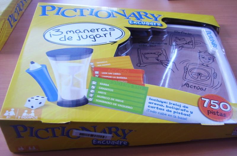 ​Pictionary Board Game Pictograma Encuadre Nuevo Sellado Spanish